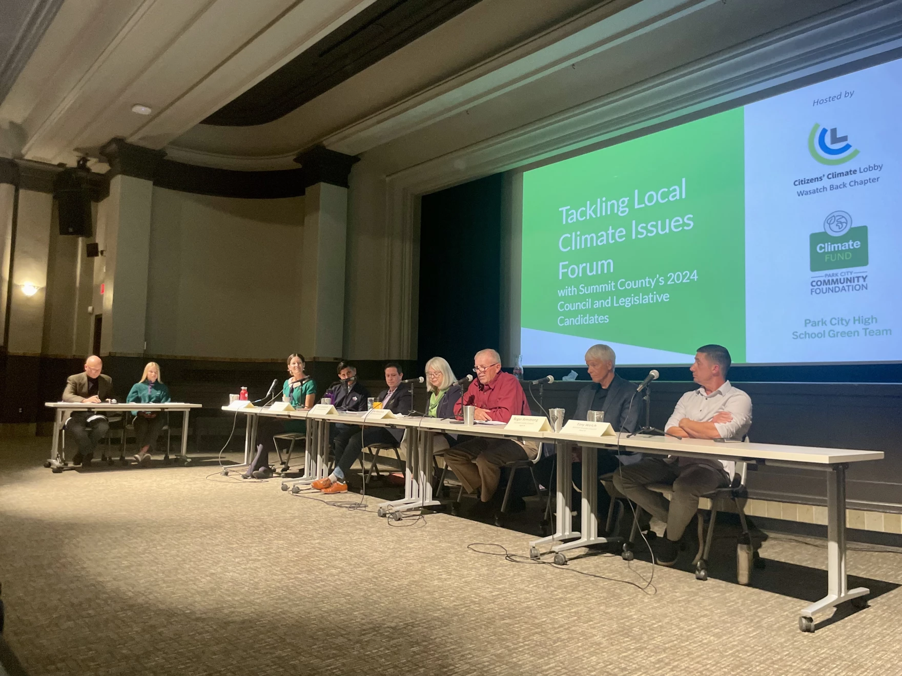 Summit County Council and State Legistative Candidates Panel